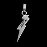 925 Sterling Silver Lightning Bolt Pendant, Zeus Pendant, Graduation Pendant, Lightning Pendant