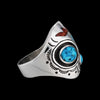 Roie Jaque Ring • 925 Sterling Silver • Navajo Handmade • Tribe Design • Native American Ring