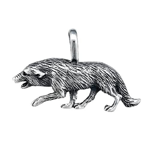 Stalking Wolf Pendant