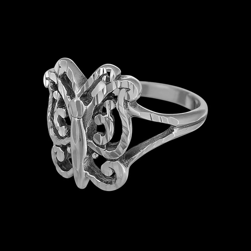 Size 6 - Diamond Cut Butterfly Ring