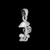 925 Sterling Silver Bunch o' Shrooms Pendant