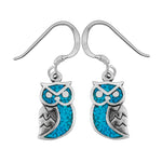 Great Horned Owl Earrings • 925 Sterling Silver • Nature-inspired Jewelry