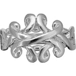 4 piece Sterling Silver Puzzle Ring in sizes 6, 7, 8, 9, 10