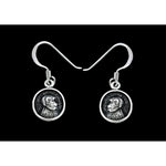 925 Sterling Silver Dog Earrings, Man's Best Friend Earrings, Puppy Earrings