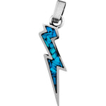 925 Sterling Silver Lightning Bolt Pendant, Zeus Pendant, Graduation Pendant, Lightning Pendant