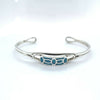 Native American Turquoise Bracelet • Navajo Handmade • 925 Sterling Silver