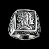 Navajo Chief Mountain Ring • 925 Sterling Silver • Native American Jewelry