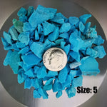 Natural Turquoise from USA Turquoise Mines, Turquoise for wood inlay, Turquoise Chip, Rough Turquoise, Crushed Turquoise