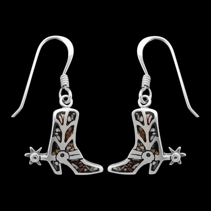 Western Spurs Earrings • 925 Sterling Silver • Handmade Jewelry for Cowgirl Fashion