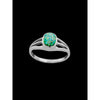 Navajo Green Opal Ring • 925 Sterling Silver • Engagement Style Ring