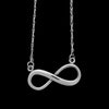 Infinity Necklace, 925 Sterling Silver Pendant, Infinity Pendant, Eternity Necklace, Forever Necklace, Silver Infinity Necklace