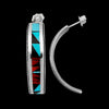 Zuni Turquoise Earrings • Native American Earrings • 925 Sterling Silver • Zuni Handmade by Phil Weahkee