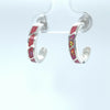 Navajo Hoop Earrings • 925 Sterling Silver • Native American Inspired