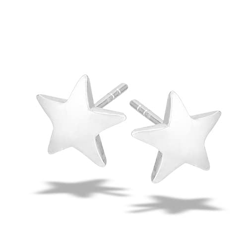 925 Sterling Silver Star Stud Earrings