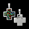 Cross Pendant, 925 Sterling Silver Pendant, Christian Pendant, Greek Cross Pendant, Religious Jewelry