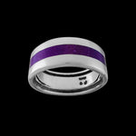 Sugilite Band Ring • Navajo Handcrafted • 925 Sterling Silver • Native American Wedding Band