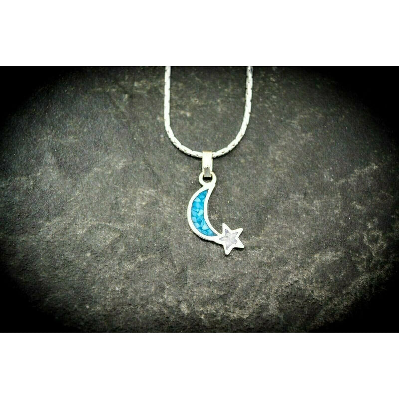 Star Pendant • 925 Sterling Silver • Galaxy Design • Astronomy Necklace