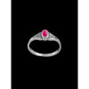 Pink Statement Ring • 925 Sterling Silver • Bold and Eye-Catching Design