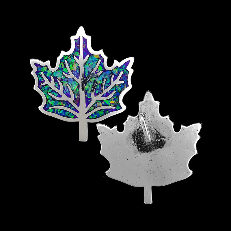 Maple Leaf Pendant, 925 Sterling Silver Pendant, Maple Tree, Maple Pendant, Silver Maple Leaf, Tree Pendant, Nature Pendant