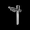 Cross Pendant, 925 Sterling Silver Pendant, Angel Pendant, Guardian Angel Pendant, God Child Pendant