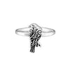 Stunning 925 sterling silver Celtic Raven Ring