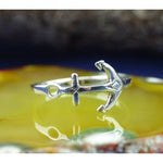 Anchor Ring • 925 Sterling Silver • Sizes 4-9 • Maritime Symbol of Strength and Stability