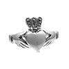 Sterling Silver Celtic Claddagh Pillbox Style Ring