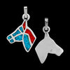 Horse Pendant, 925 Sterling Silver Pendant, Equestrian Pendant, Cowboy Pendant, Rodeo Pendant