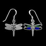 Insect Earrings • 925 Sterling Silver Navajo Earrings • Dragonfly Earrings