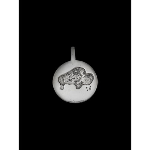 Buffalo Nickel Pendant • 925 Sterling Silver • Buffalo Coin-Inspired • James Frazer Design