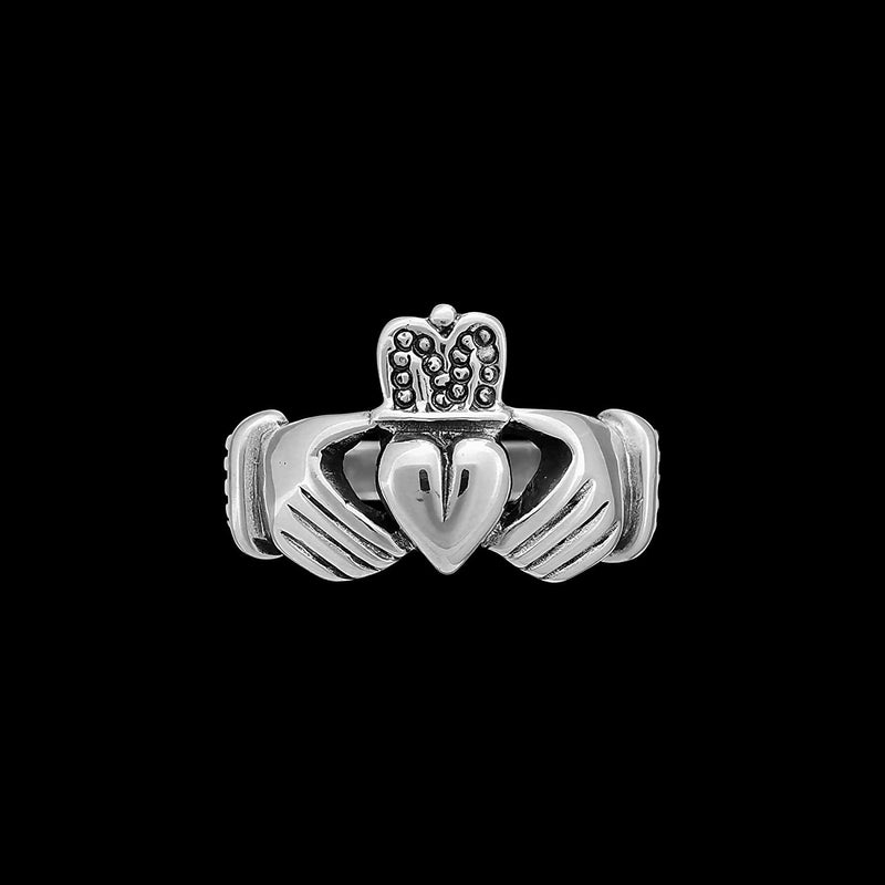 Sterling Silver Claddagh Promise Ring