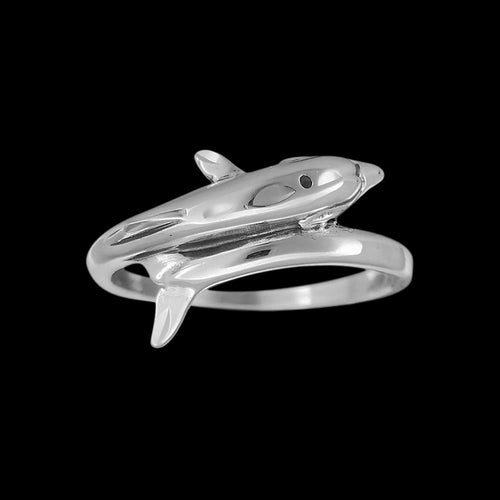 Dolphin Ring, Family Ring, Symbolism Ring, Navajo Ring, Native American Handmade Jewelry, Ocean Ring, Marine Ring